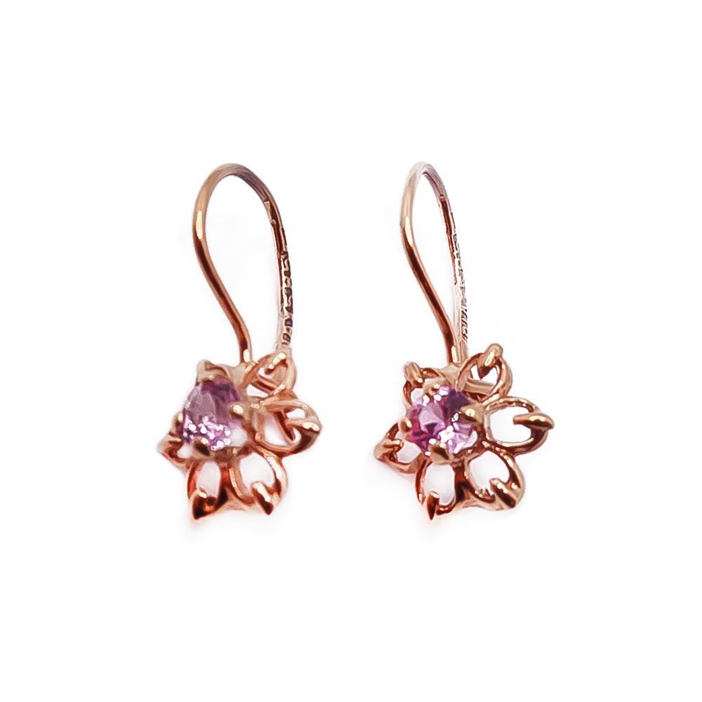 Kultaiset korvakorut pinkit #1