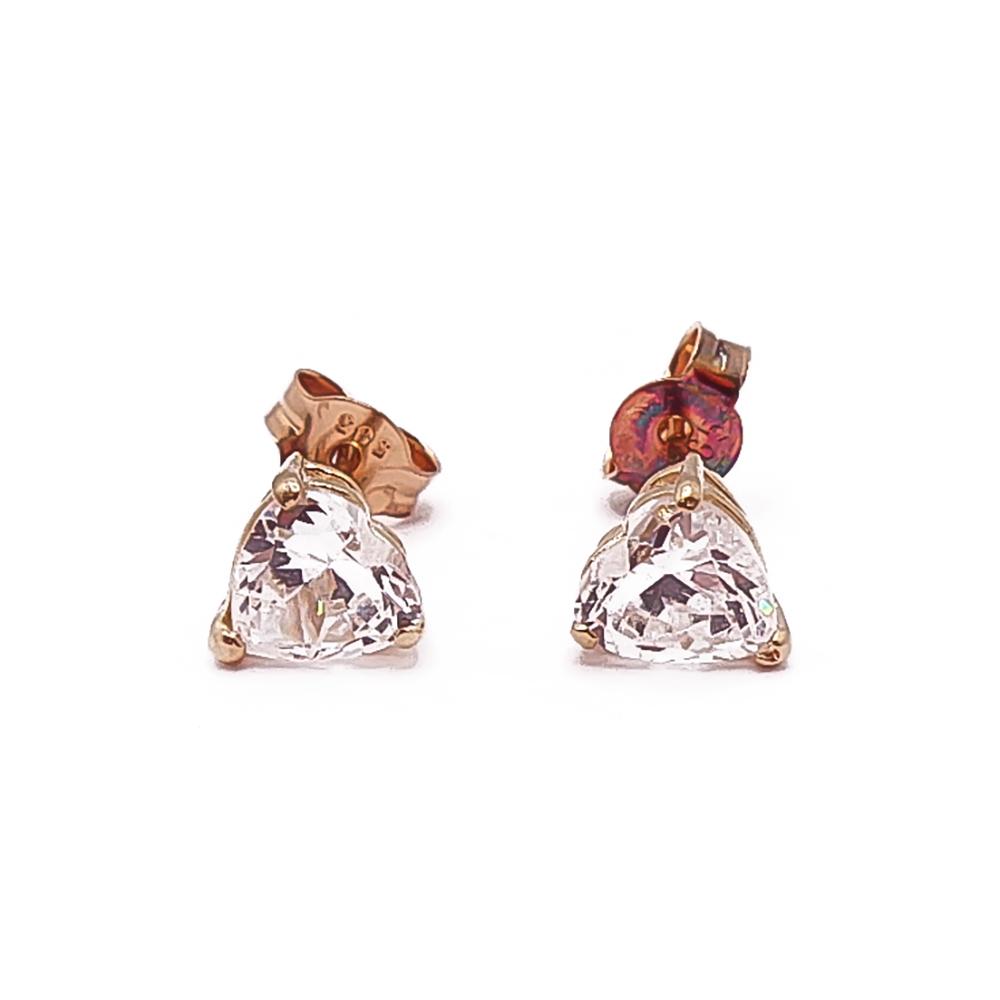 Kultaiset korvakorut sydämet #0