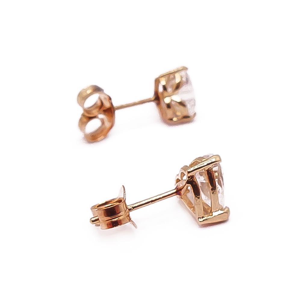 Kultaiset korvakorut sydämet #1