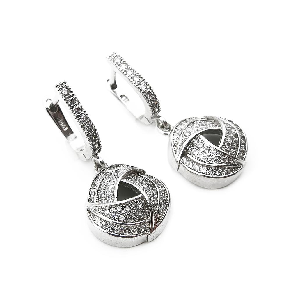 Hopeiset zirk. korvak. prisurilukolla #0