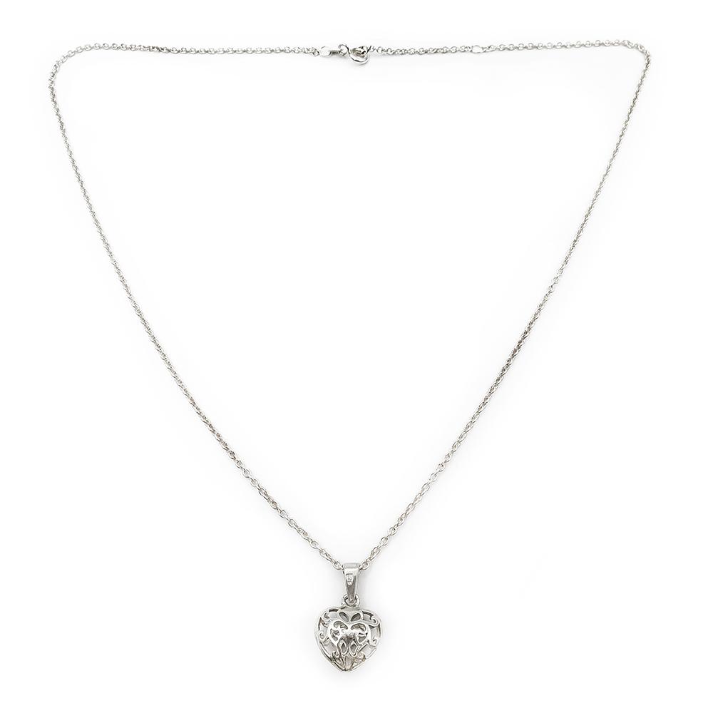 Filigraanisydän kaulakoru 44cm #1