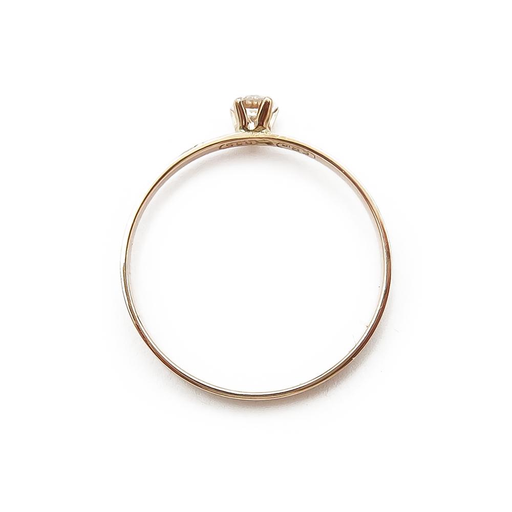 Kirkaskivellinen kuvioitu sormus 18mm mattapinnalla #2