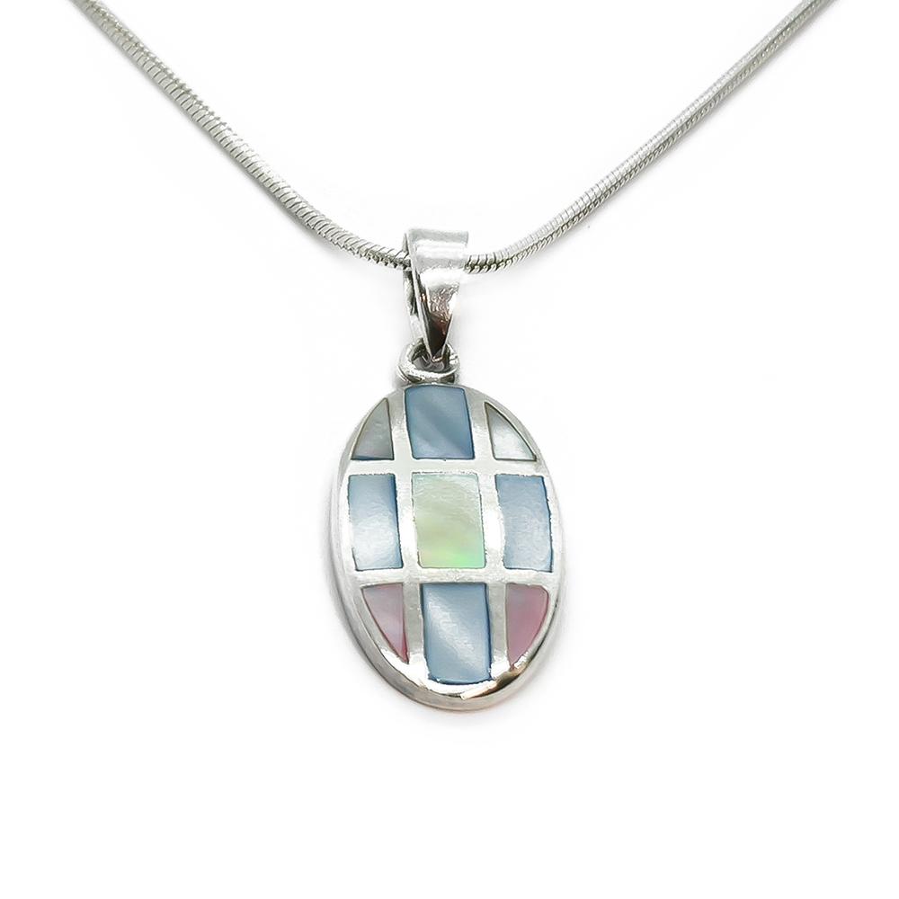 Silkkiketju helmiäisriipuksella #0