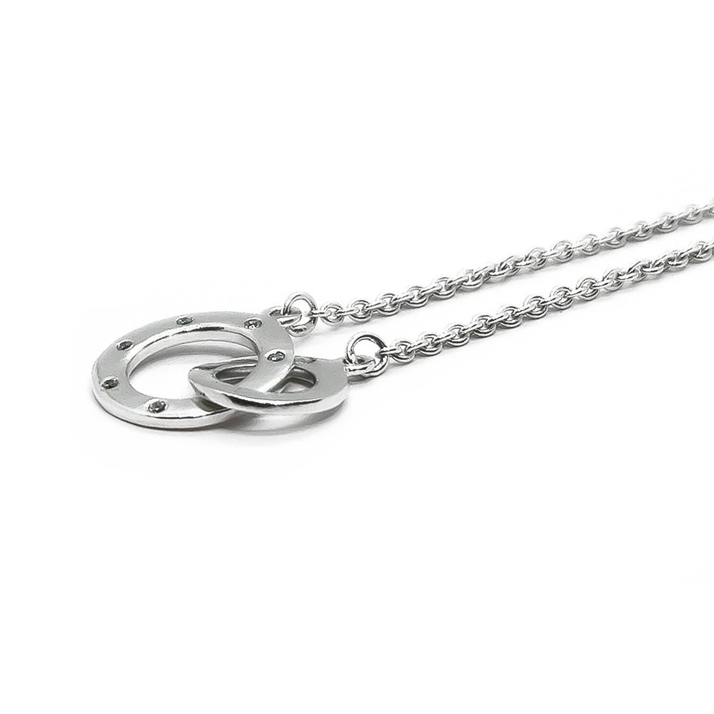 Kaulaketju renkailla zirkonit #1