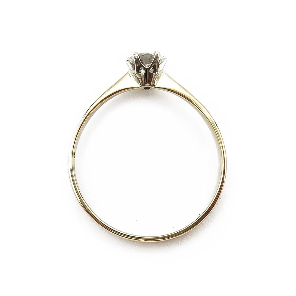 Solitaire timanttisormus 0,33ct 18,5mm #3