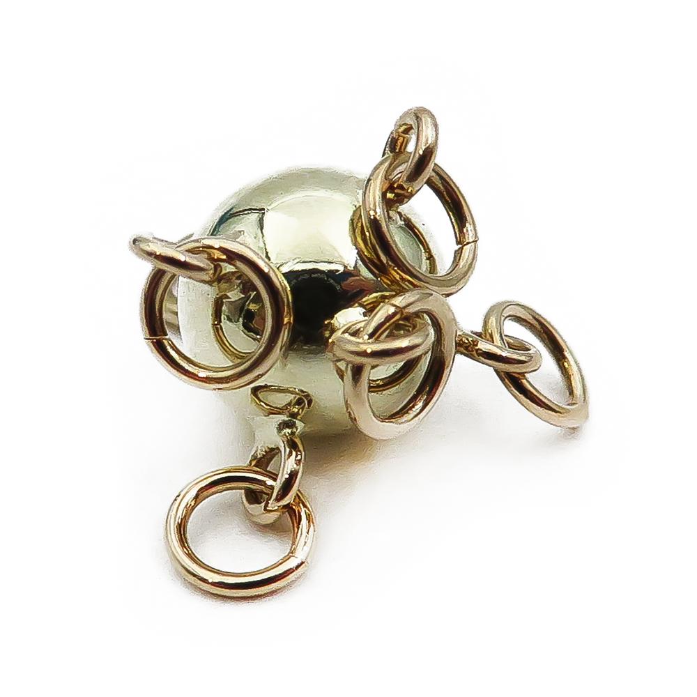 Kultainen komsiopallo-riipus #2