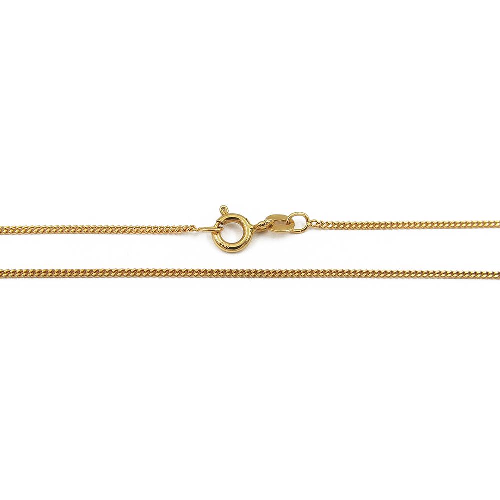 Panssari kultaketju 45cm lev.1mm #1