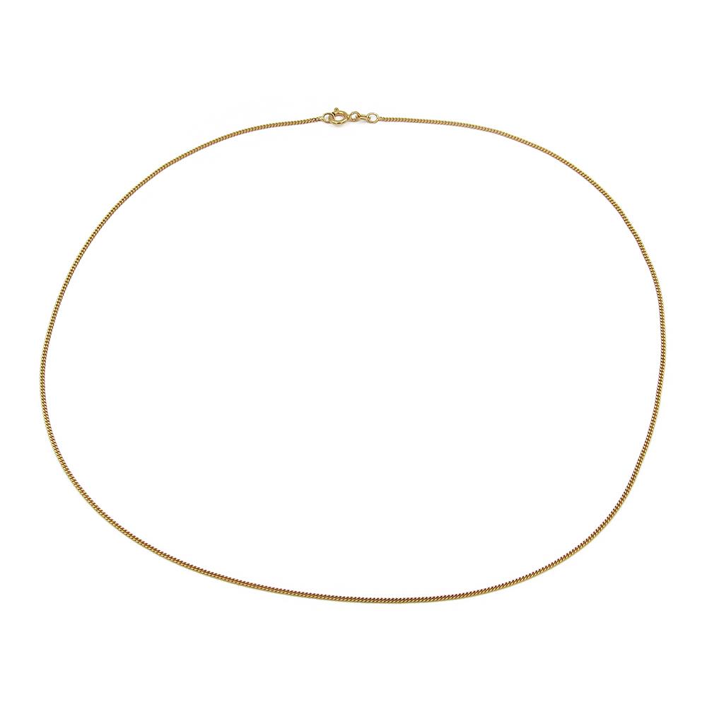 Panssari kultaketju 45cm lev.1mm #0