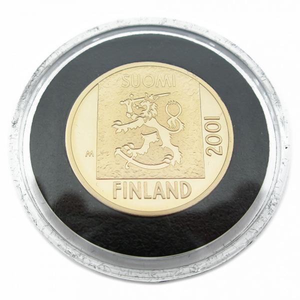 Kultamarkka 1mk 2001 markan muistoraha 750 Reijo Paavilainen #0