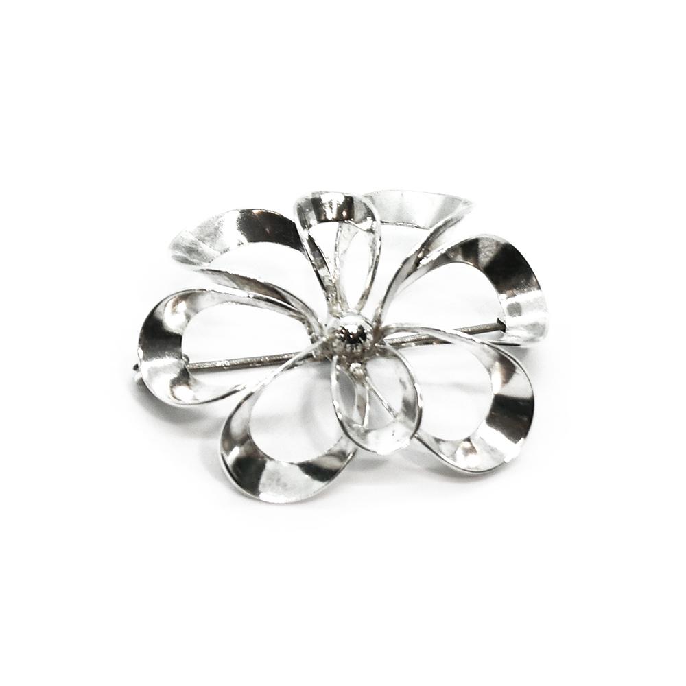 Hopeinen rintaneula #0