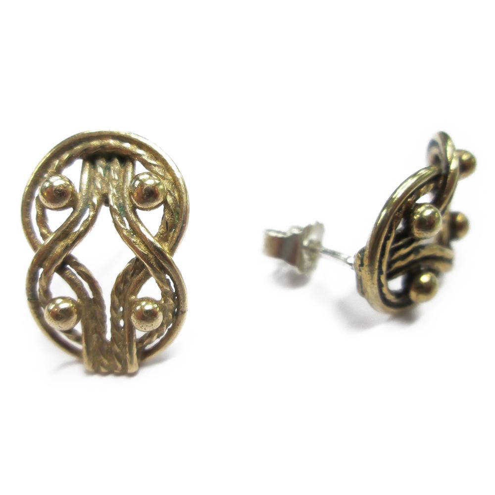 KK Teljänneito korvakorut tapilla, pronssi #1