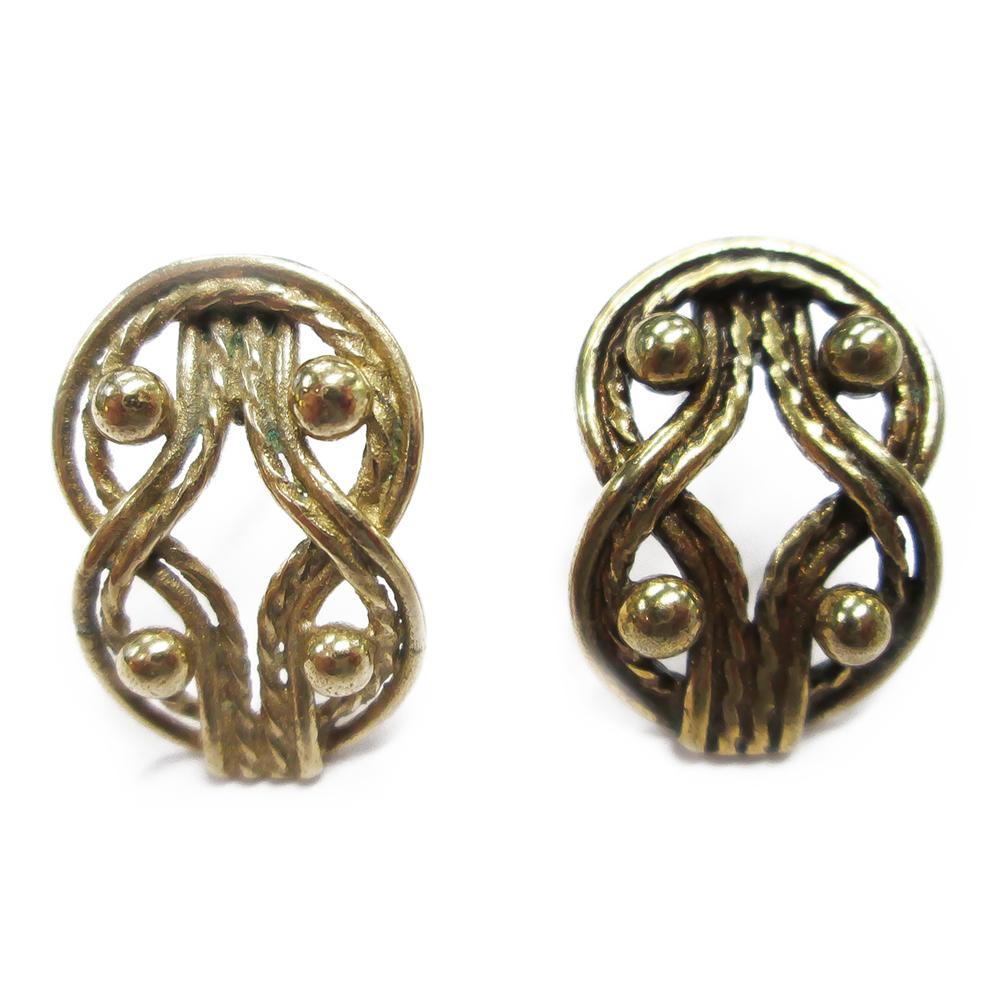 KK Teljänneito korvakorut tapilla, pronssi #0