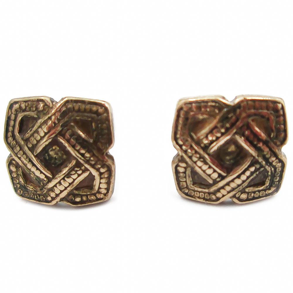 Kalevala Koru Osmonsolmu korvakorut tapilla, pronssi #0