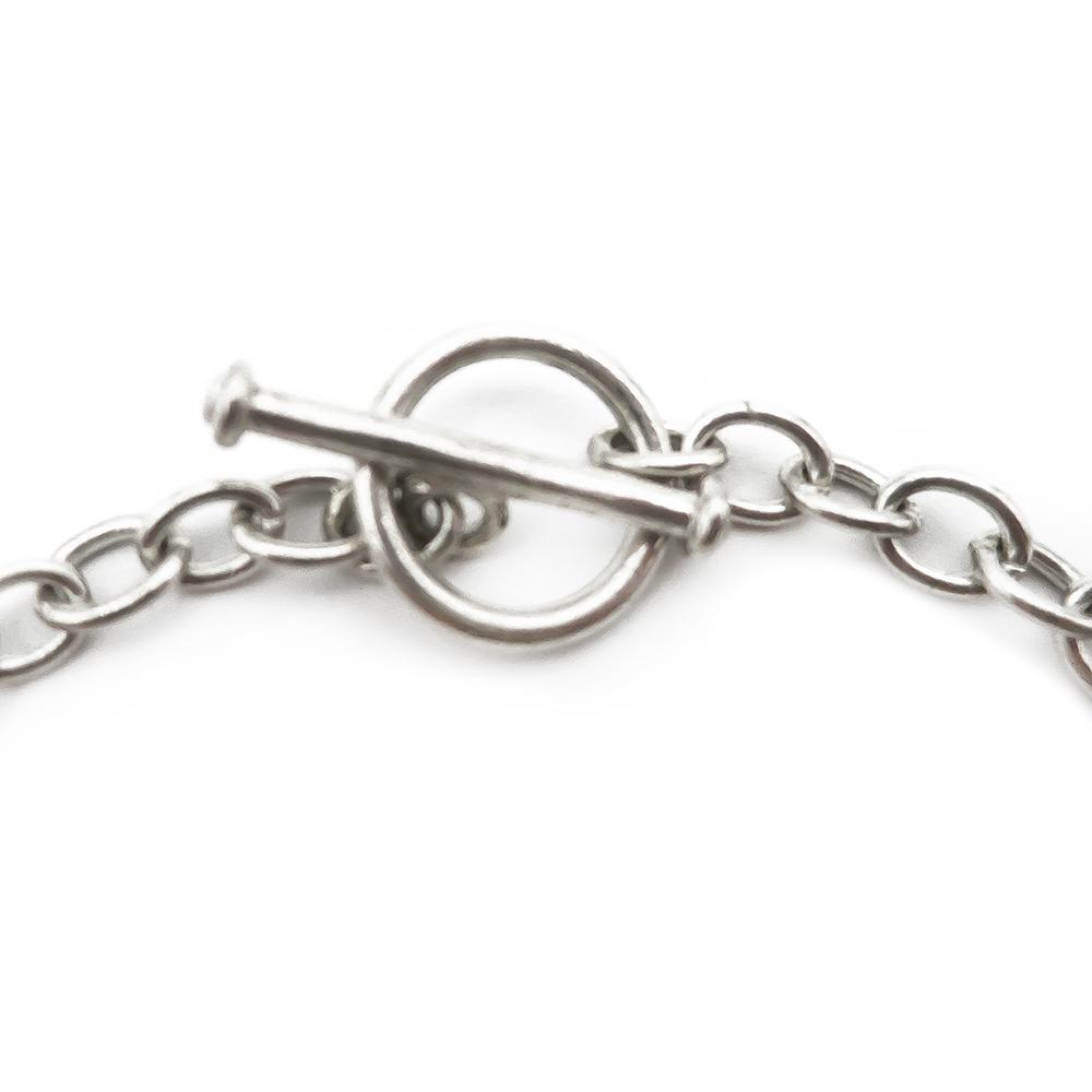 Ranneketju sydän avain heloin 17cm #2