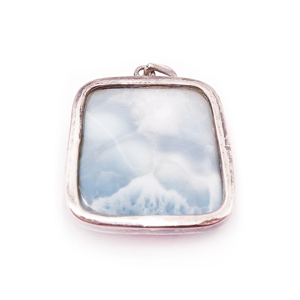 Hopeinen turkoosi riipus #2