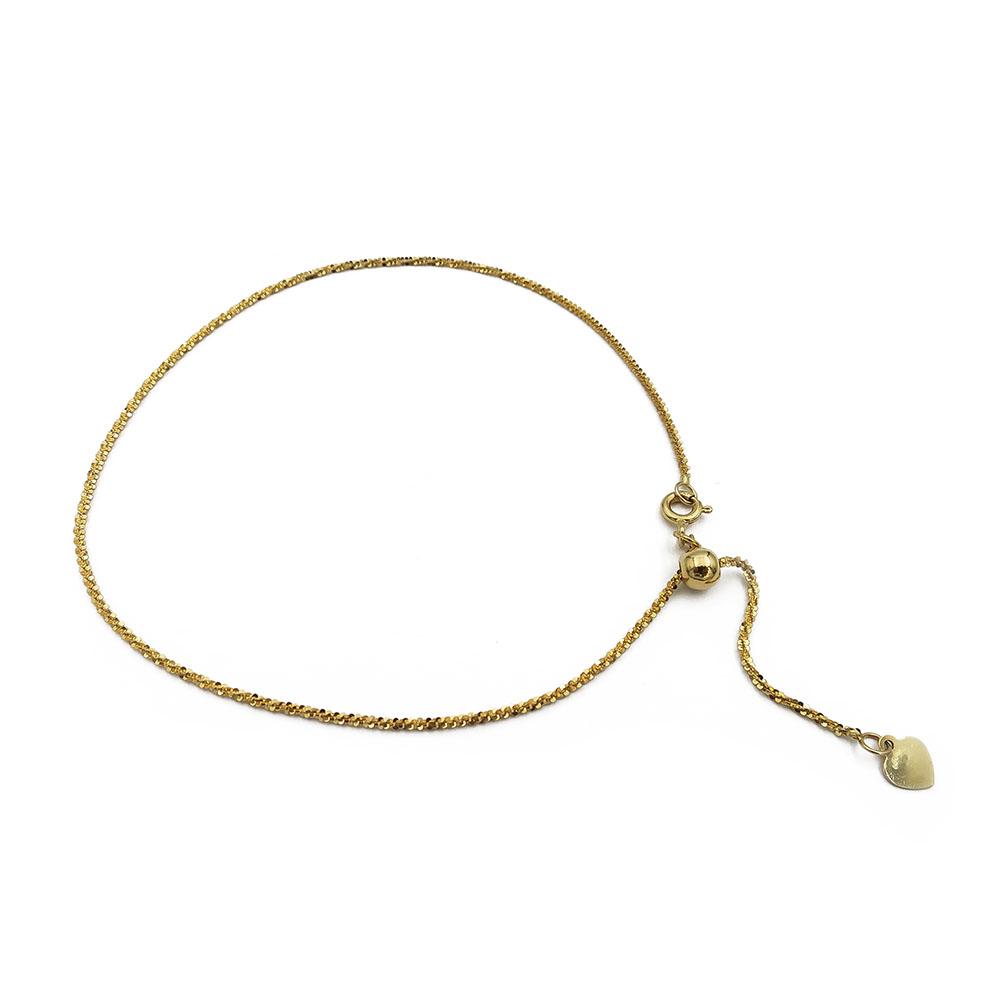 Kultainen nilkkaketju 26cm #0