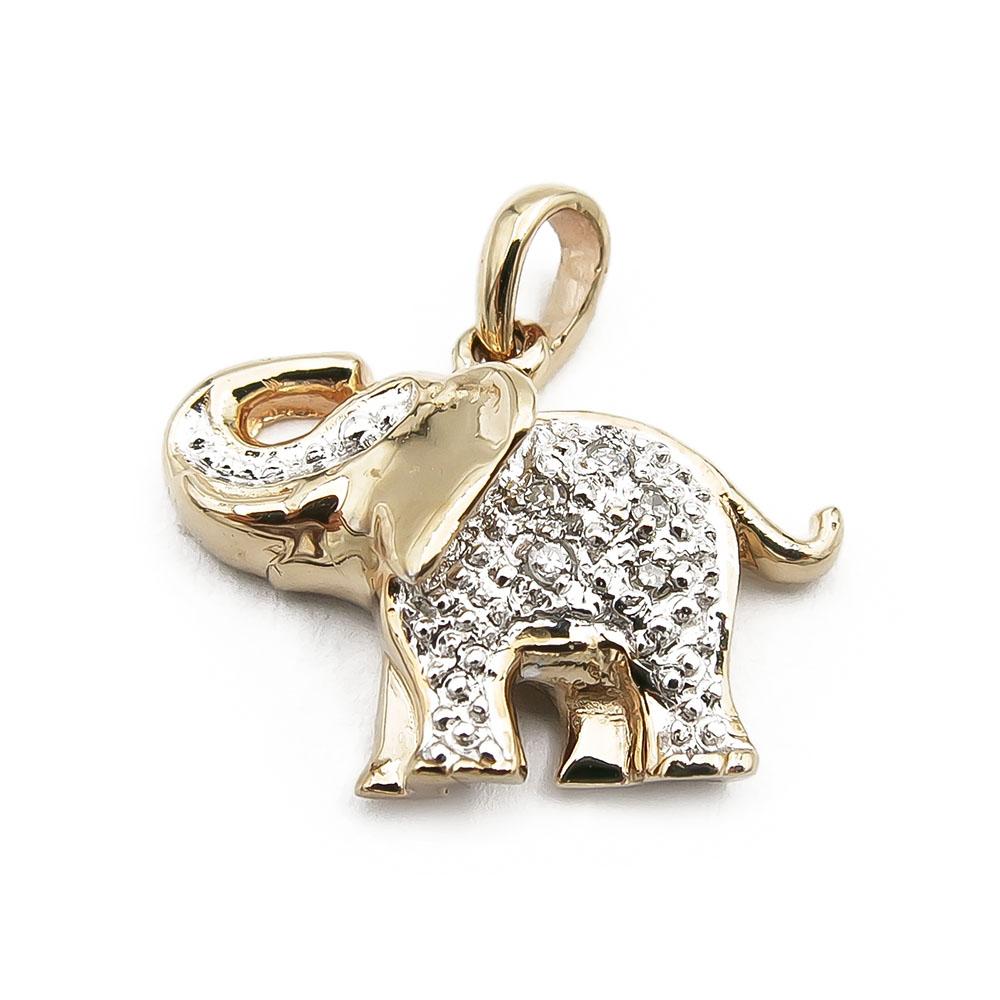 Kultainen timanttiriipus norsu, rodinoitu #0