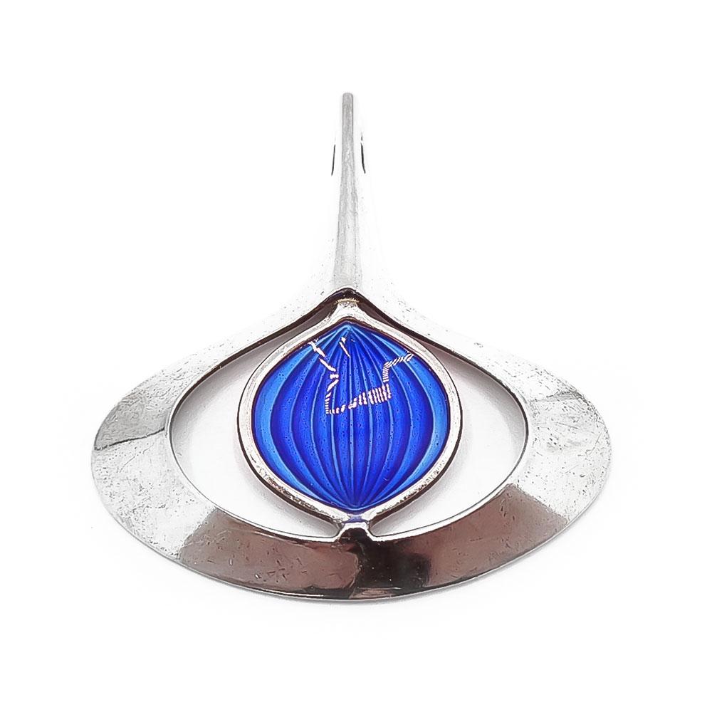 Axsel Holmsen Hopeinen riipus emaloinnilla #0