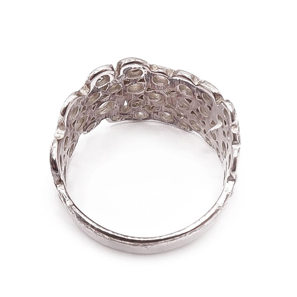 Hopeinen sormus 18,5mm #2