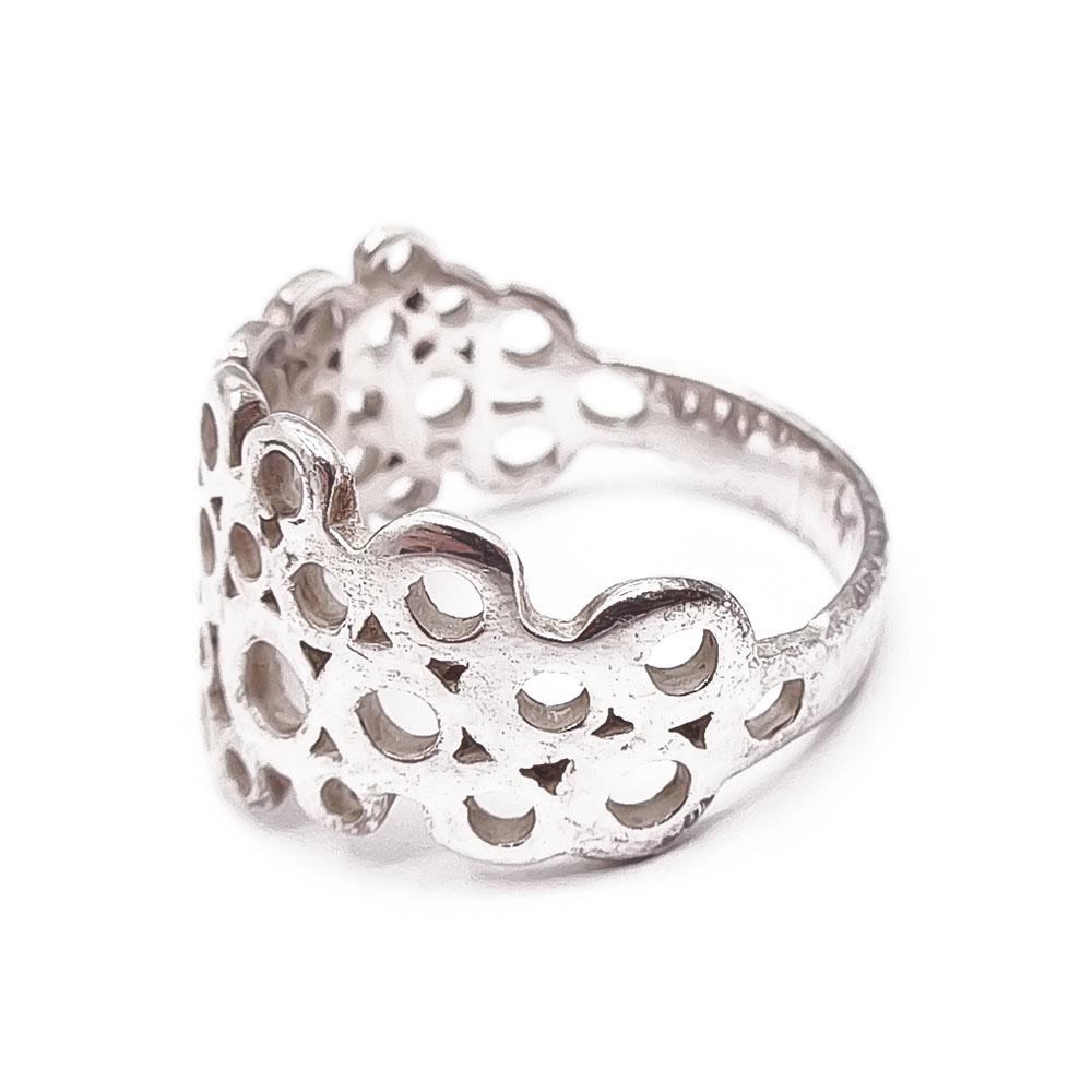 Hopeinen sormus 18,5mm #3