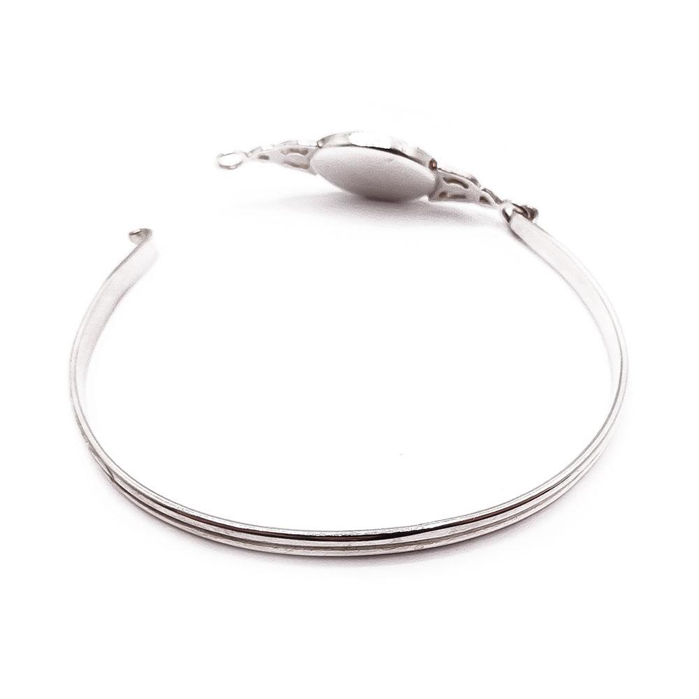 Hopeinen rannerengas spectroliitti #2