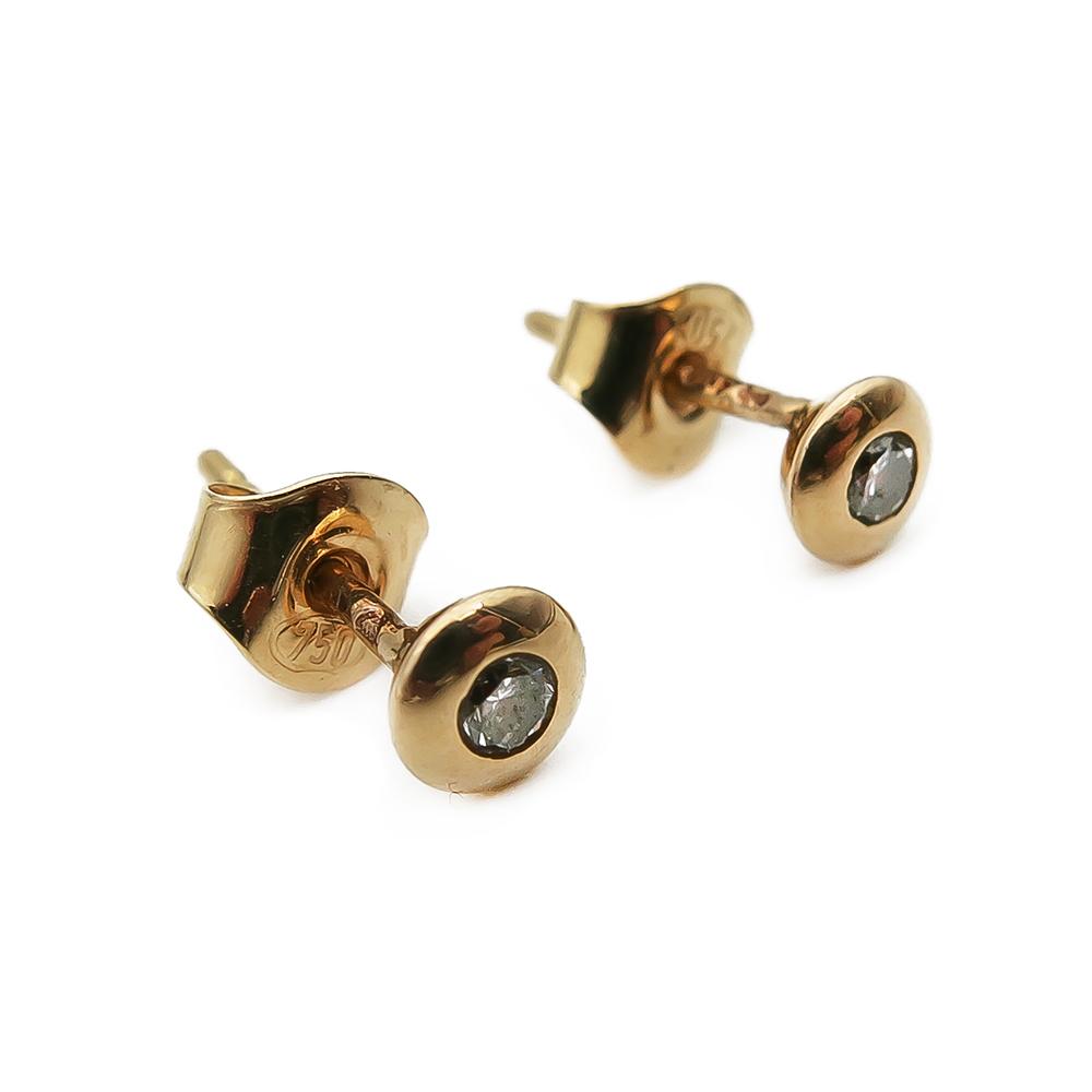 Timanttikorvakorut 0,06ct tapilla #1