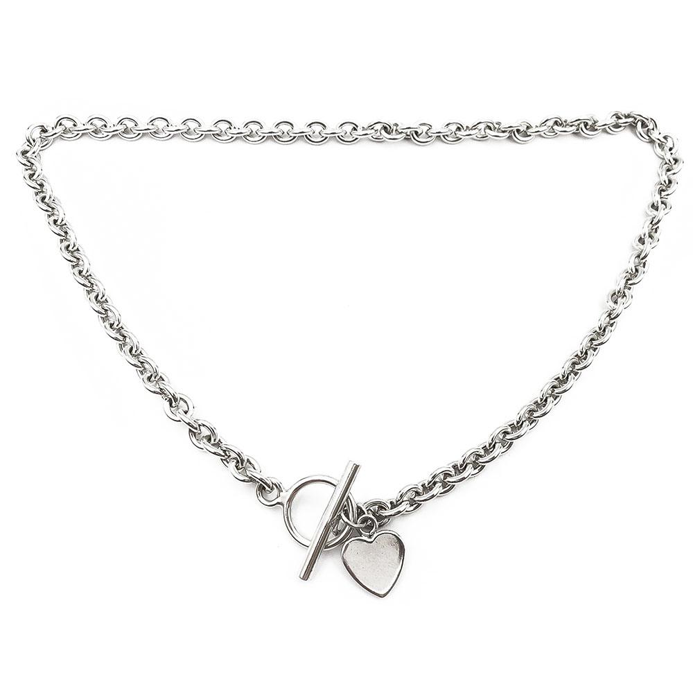 Kaulakoru sydänlukolla 41cm #0