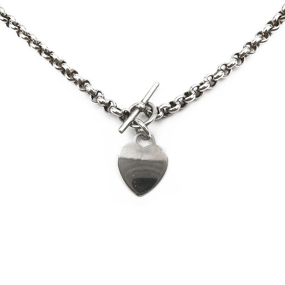 Kaulakoru sydänlukolla 41cm #1