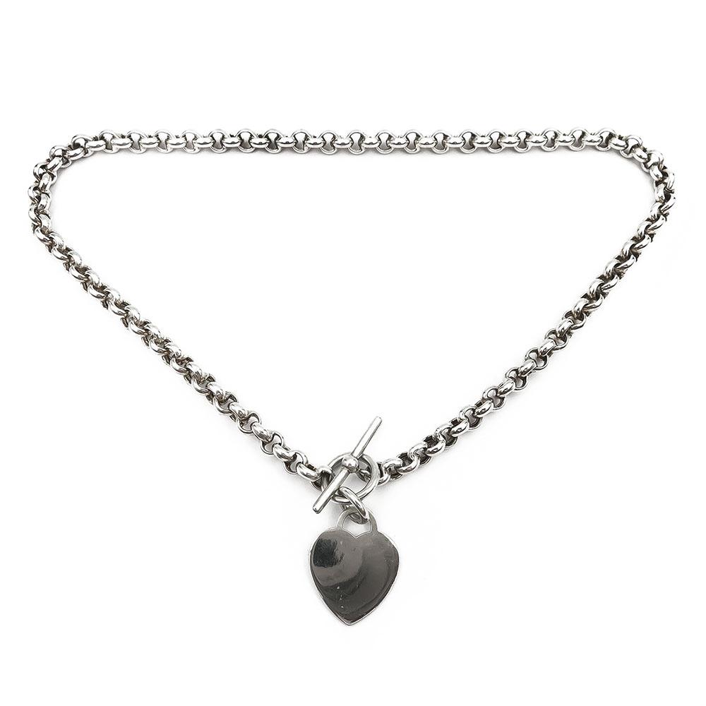 Sydänriipus 7mm papuketjulla 44cm #0