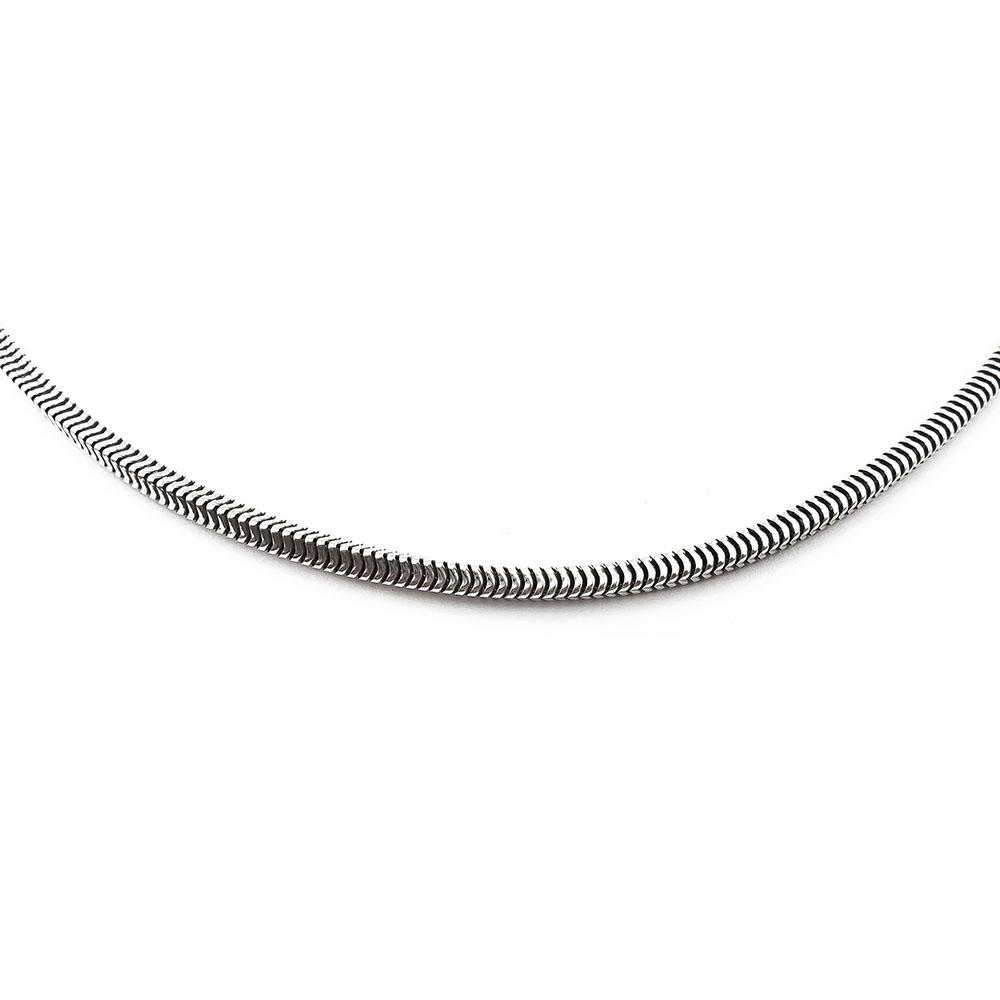 2,35mm Neliskanttinen silkkiketju 50cm #0