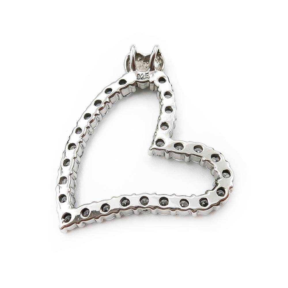 Suuri sydänriipus kirkkain kivin #1