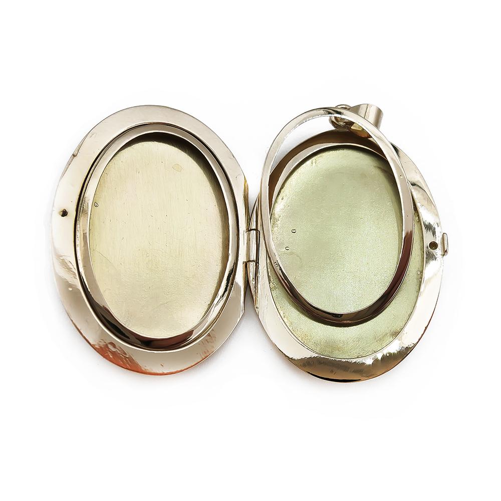 5cm Kuvioitu medaljonki #3