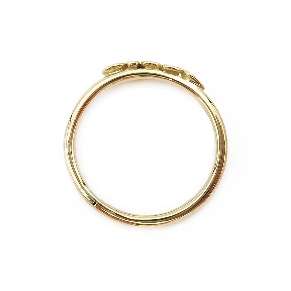 18K Lehdykkä sormus 15,25mm #2