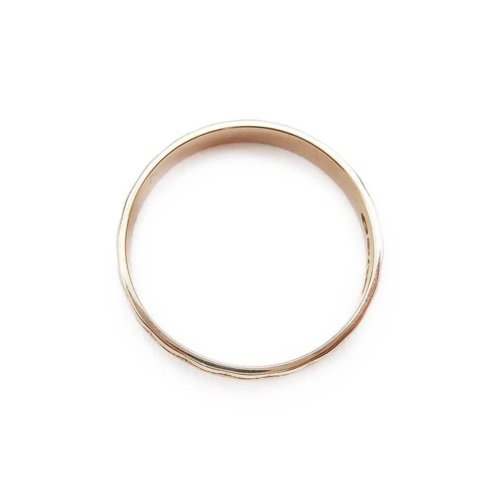 Timanttileikattu sormus 16,25mm #2