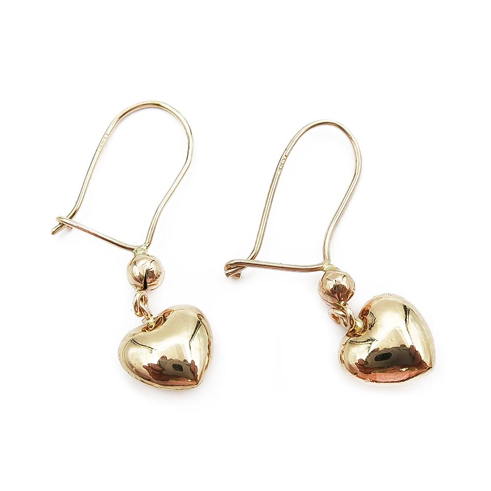 Sydän koukkukorvakorut #0