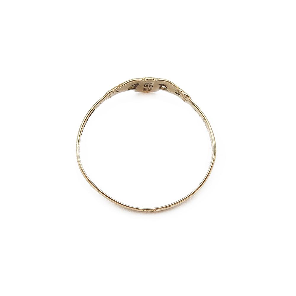 9K Claddagh sormus 18,25mm #2