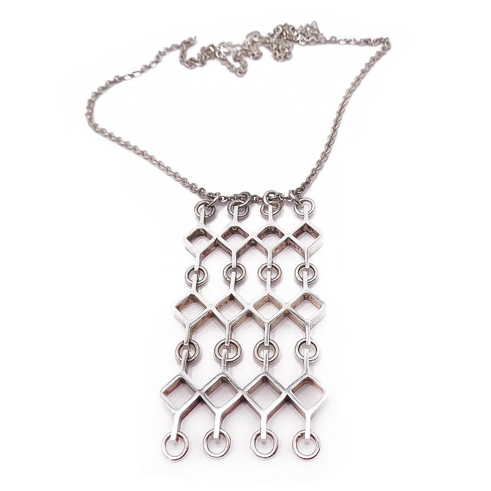 Jorma Laine ruutu kaulakoru 60cm #0