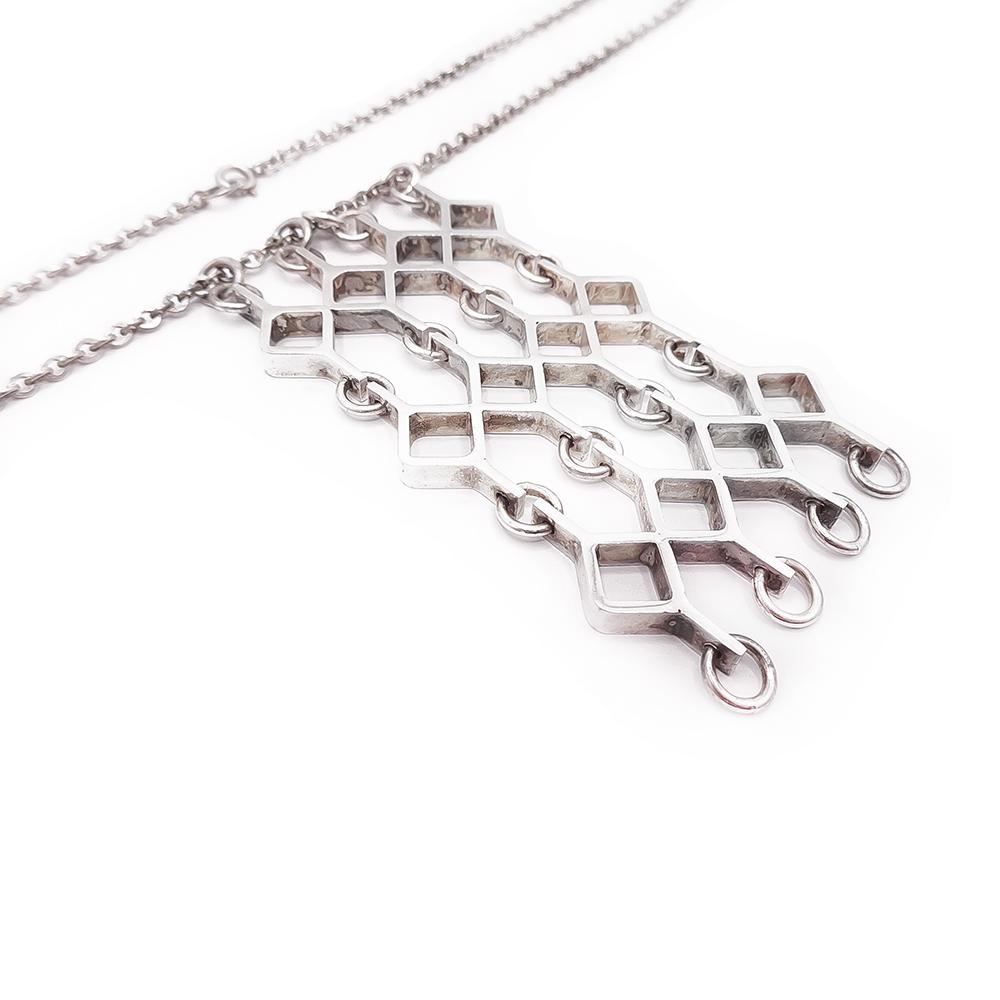 Jorma Laine ruutu kaulakoru 60cm #1