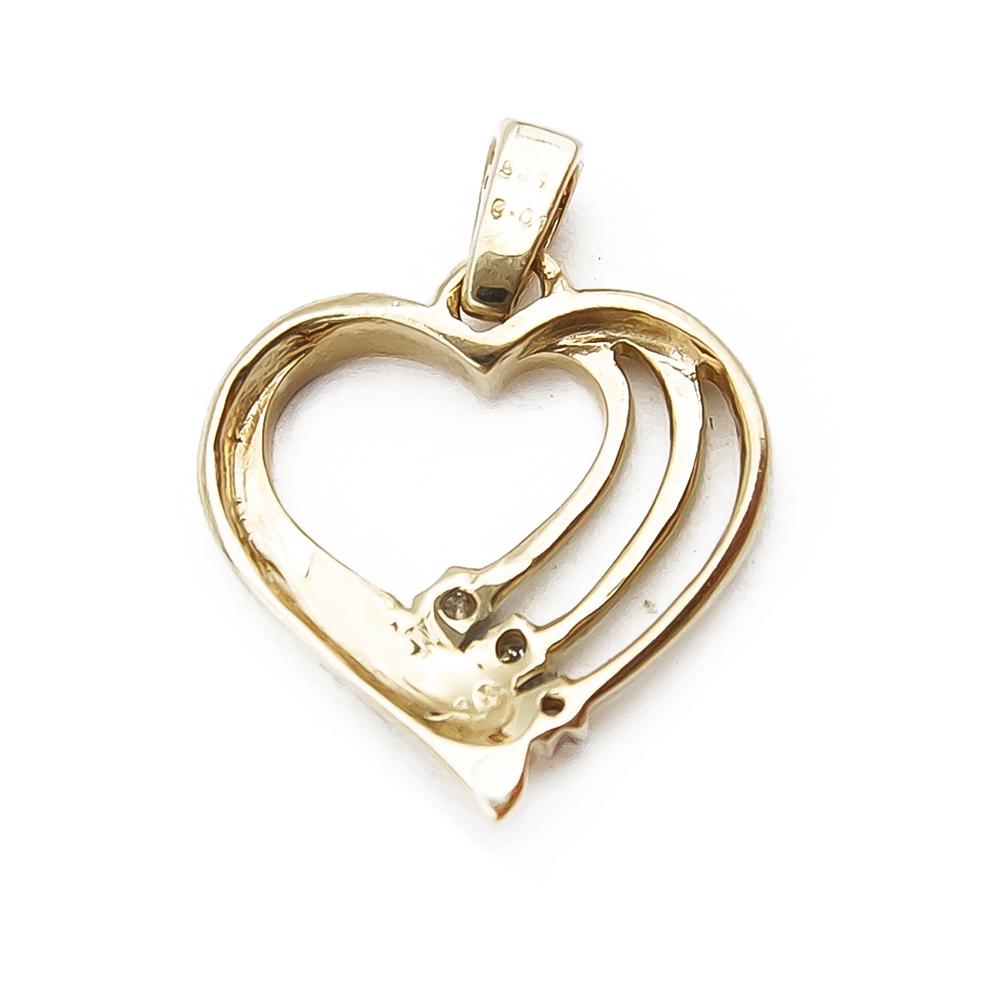 Sydänriipus timanteilla 0,01ct #1