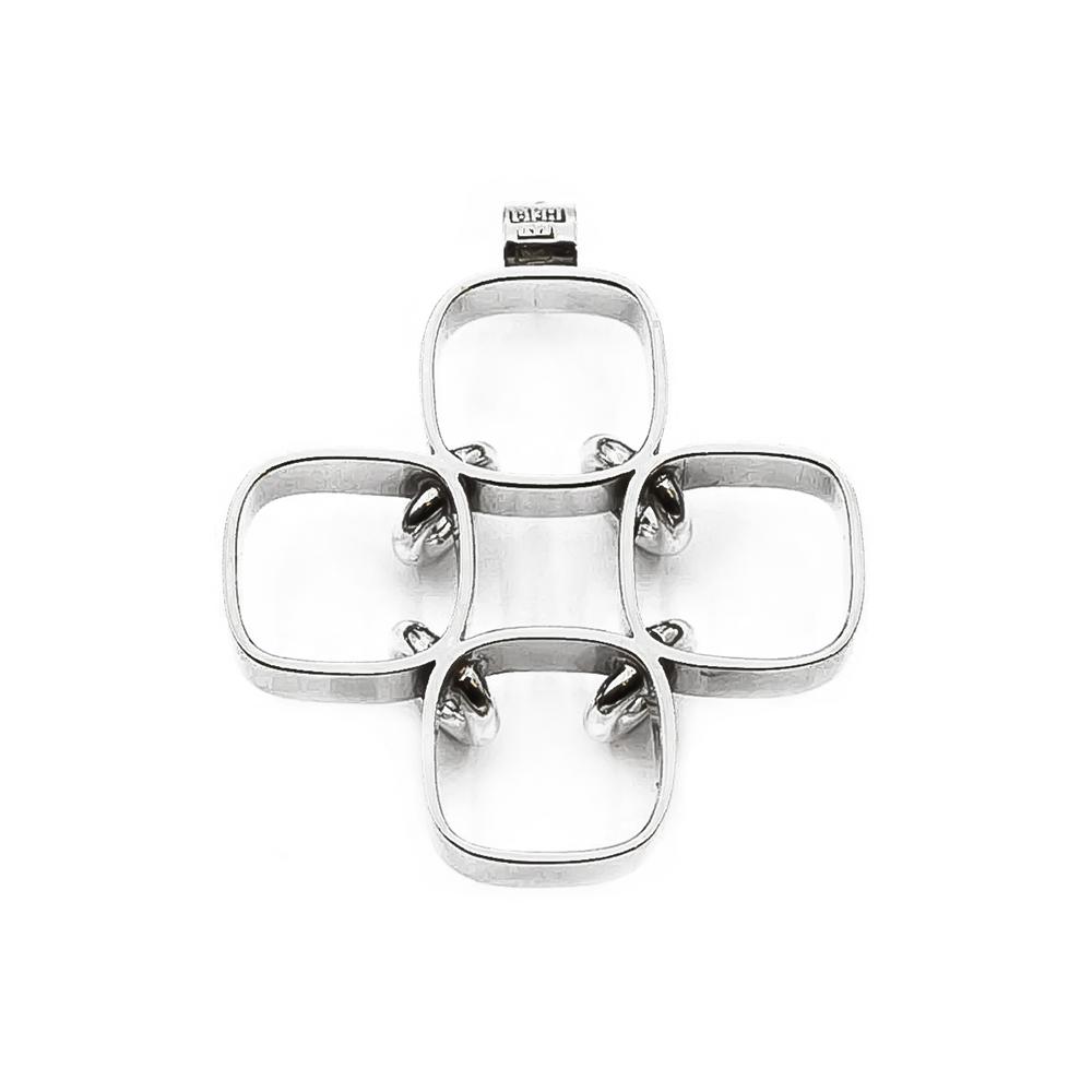 Hopeinen riipus neliöt vuodelta 1966 #1