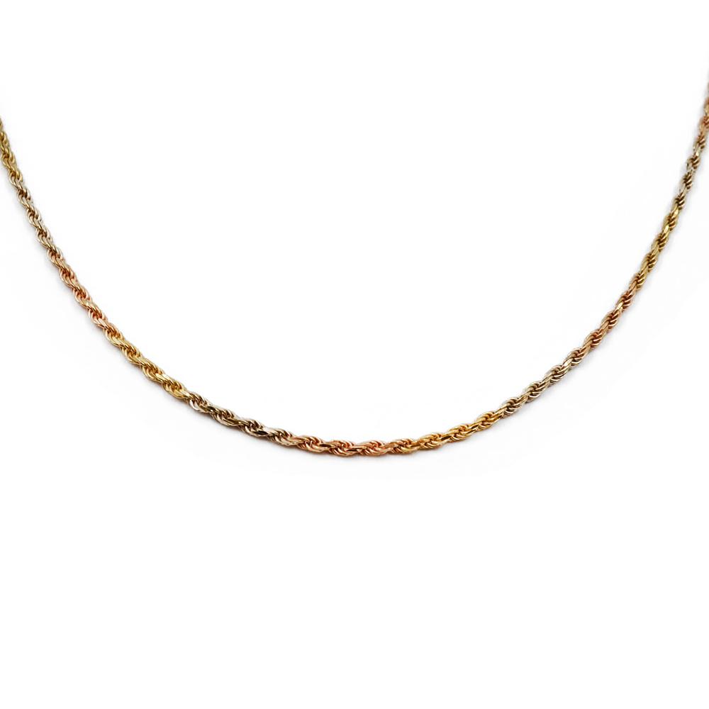 18k Kultainen cordell kaulaketju 50cm #1