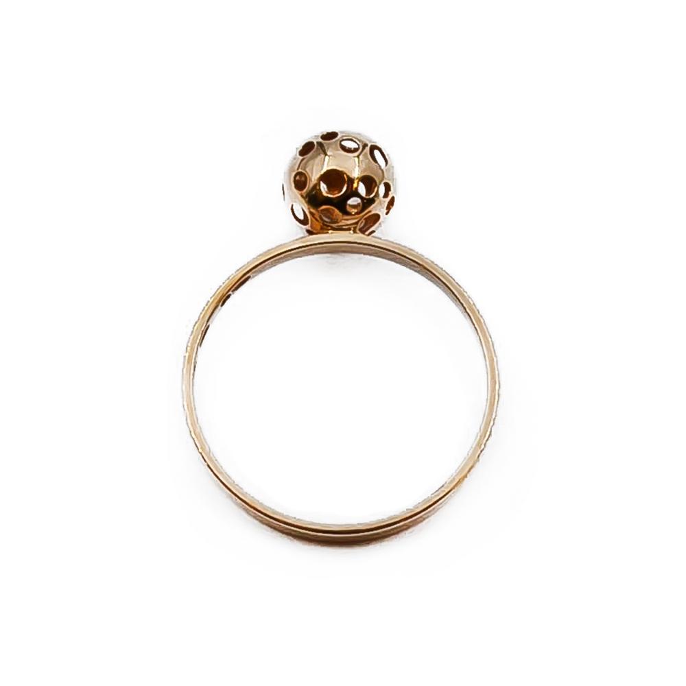 Kultainen Liisa Vitalin Leppäkerttu sormus #2