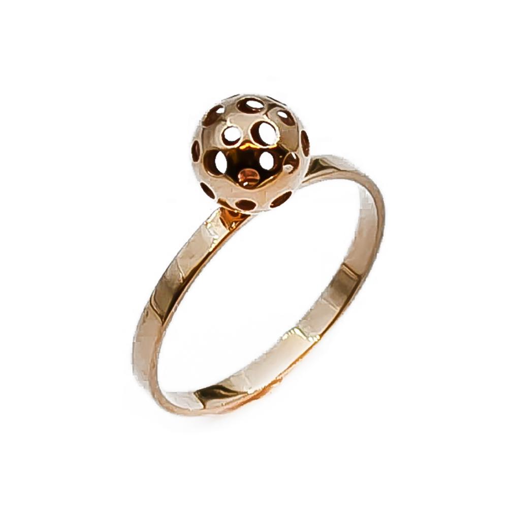 Kultainen Liisa Vitalin Leppäkerttu sormus #0