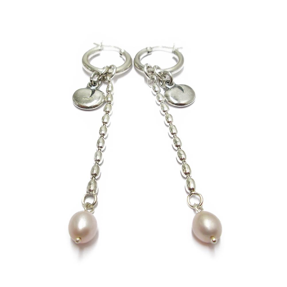 Kalevala koru Vanamo korvakorut rengas hopea vp.helmi #0