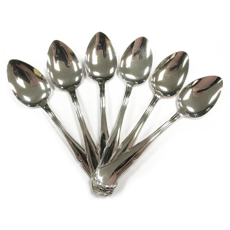 Chippendale kahvilusikat, käyttämättömät #0