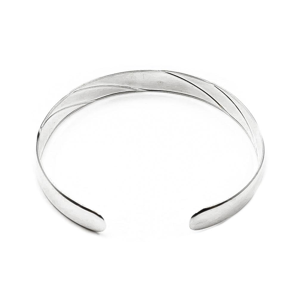 Hopeinen rannerengas mattaviistein #2