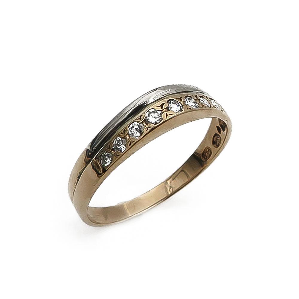 Kultainen timanttisormus 17,25mm 0,13ct #0