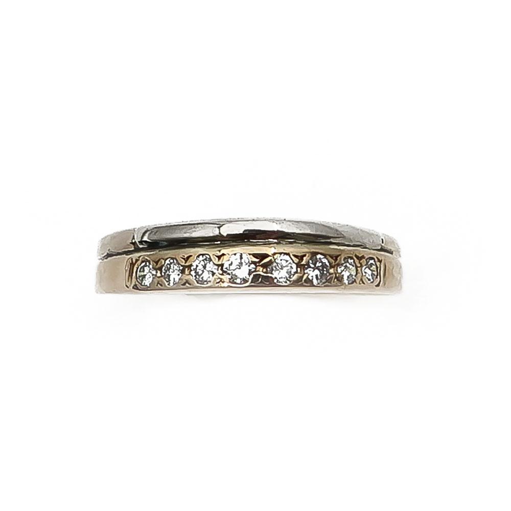 Kultainen timanttisormus 17,25mm 0,13ct #1