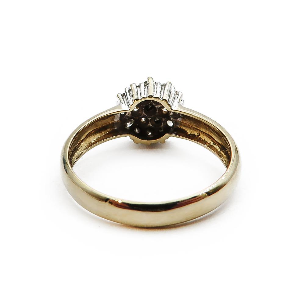 Kultainen timanttisormus 18,25mm 0,50ct #2