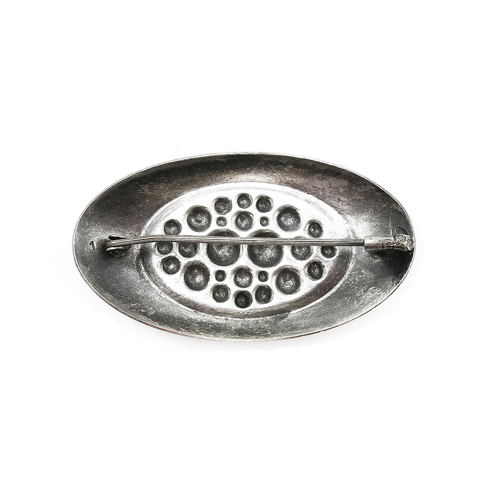 Hopearintaneula pallokuvioin #1